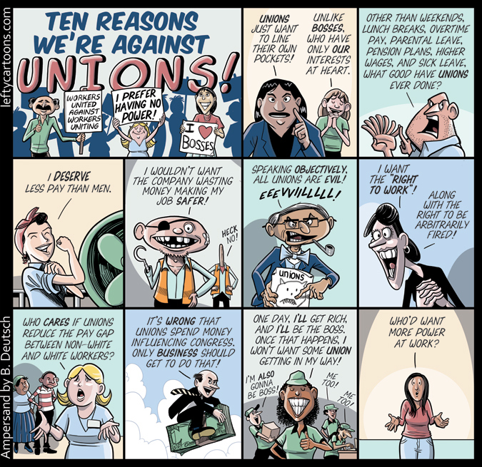 Ten Reasons We’re Against Unions!