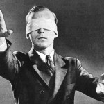 Person blindfolded