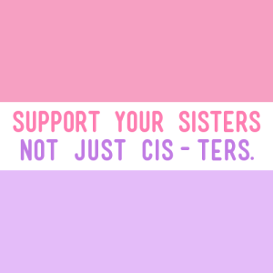 All women need to support their sisters--both cisgender women and transgender women.