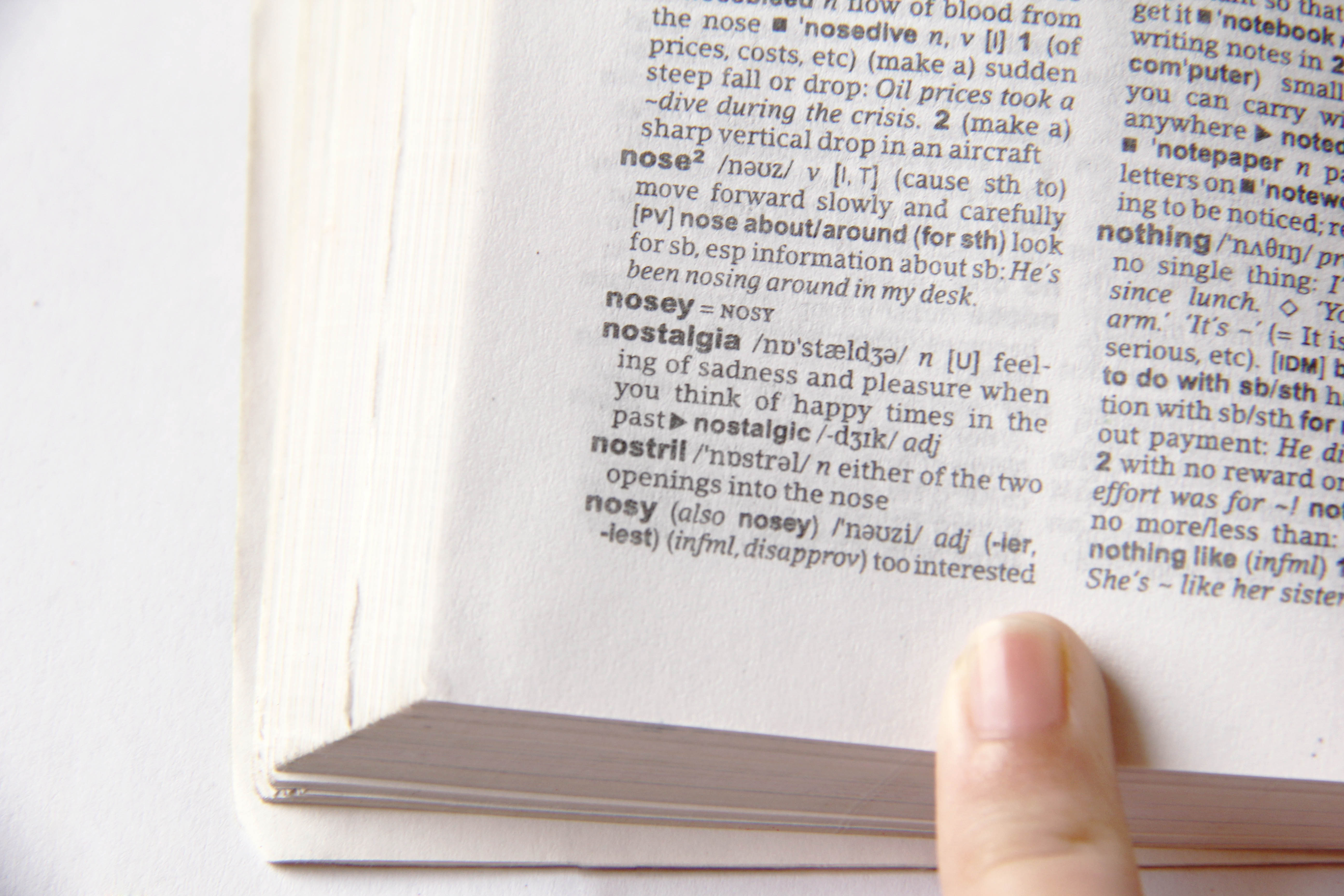 Looking For A Definition In A Dictionary