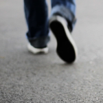 Person walking away