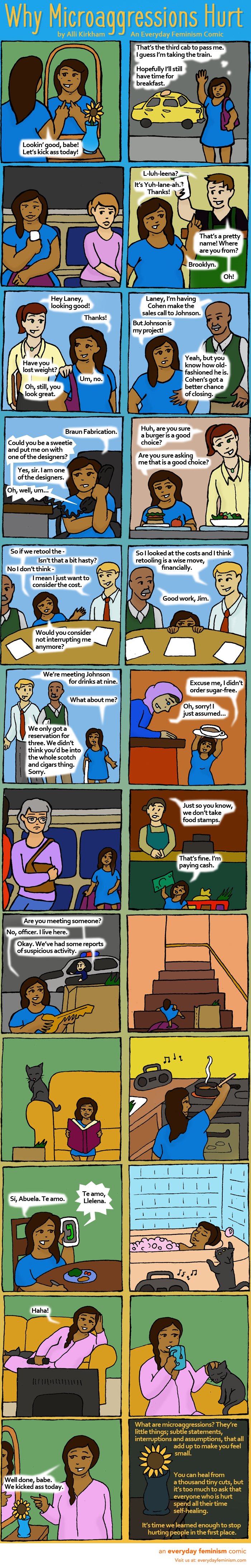 Everyday Feminism comic about microaggressions